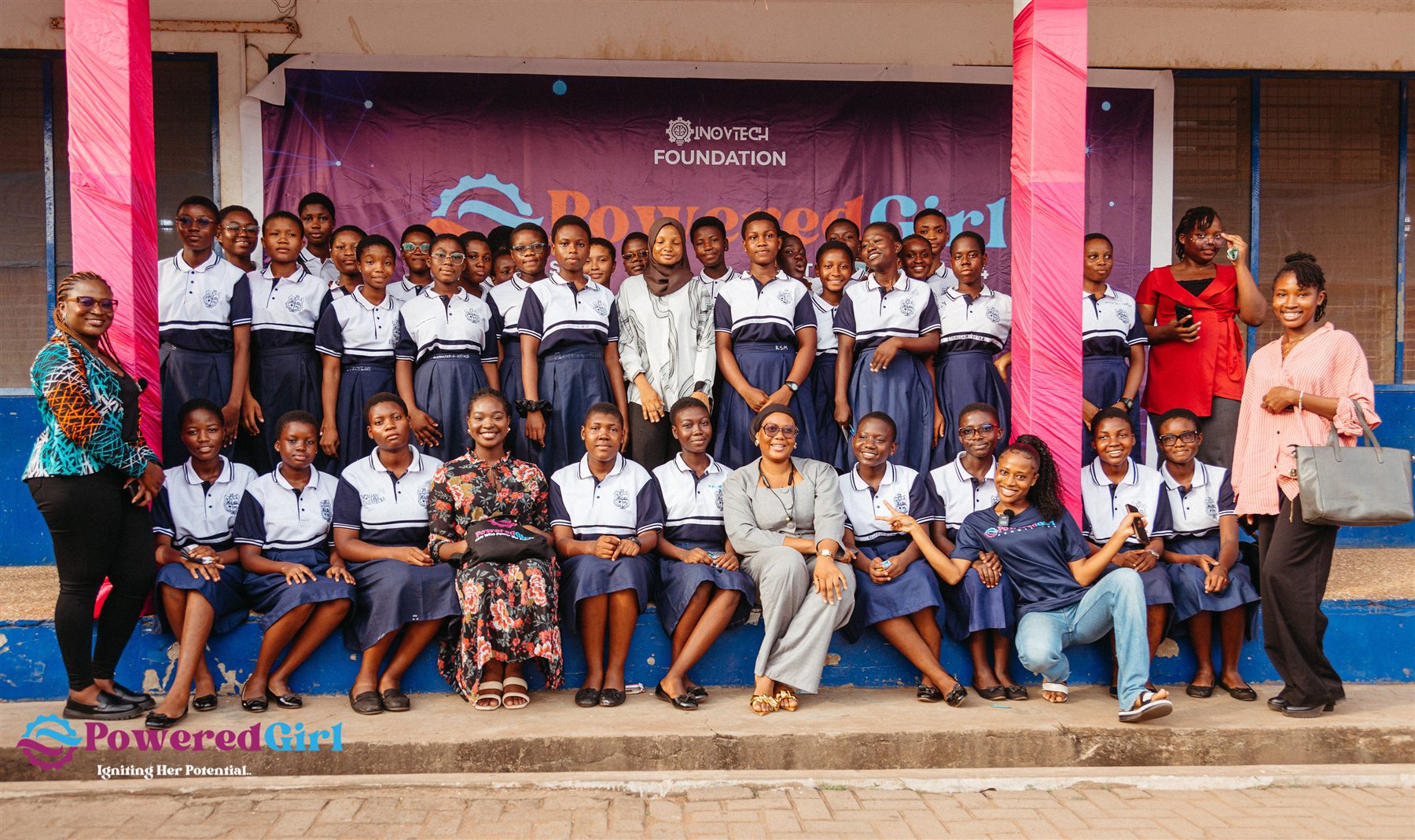 Powered Girl Summit participants and programme leaders